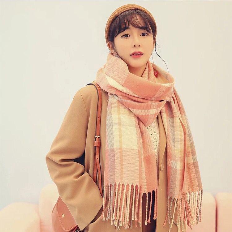 Winter warm scarf Christmas gift Woman Trend Wild Shawl scarf Long section scarf Birthday present