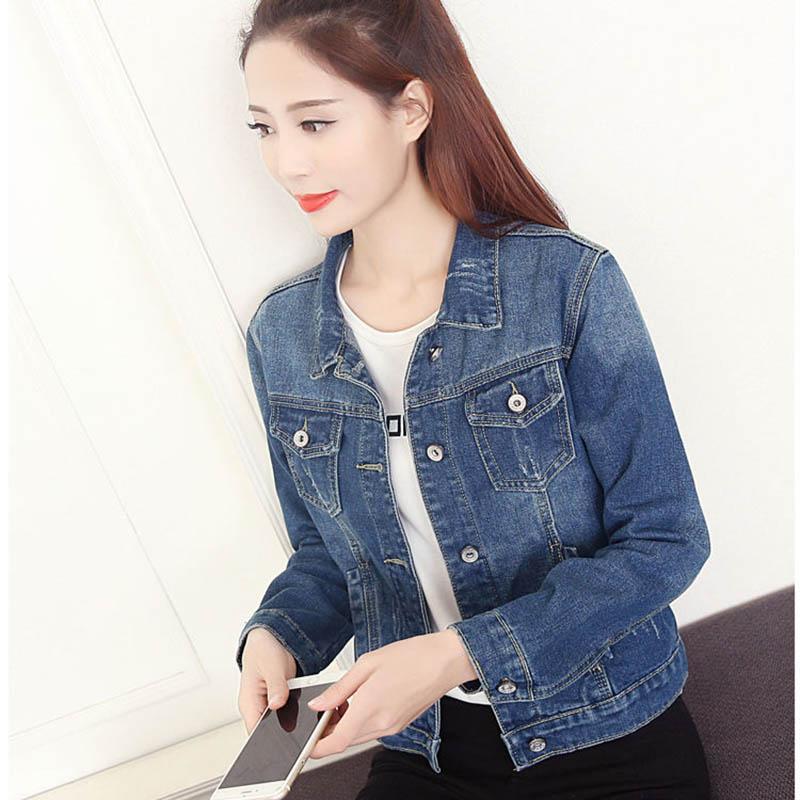 Women's Denim Jacket Loose Korean Style Western Style All-match Spring and Autumn Jacket Cardigan