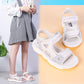 Girls Boys Sandals Children Sandals Women Summer Open-toed Breathable Lightweight Non-slip Soft-soled Beach Shoes