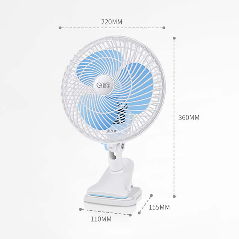 Home Desktop Small Adjustable Fan Bedside Mute Desktop Clip Fan