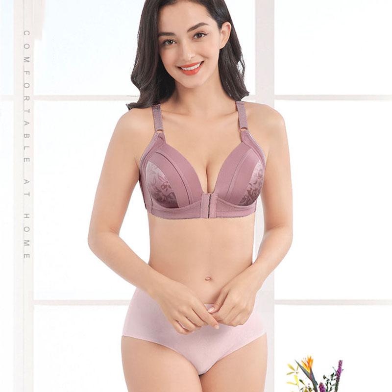 High-quality Thin Non-wireless Bra Large Size Gathering Sexy Ladies Adjustable Underwear