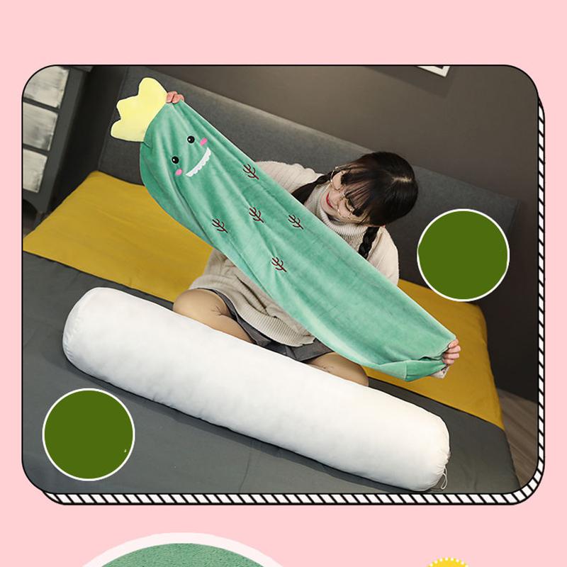 Fruit Long Strip Sleeping Pillow Removable Washable Cylindrical Plush Sleeping Pillow Boys and Girls Bed Office Pillow Sleeping Leg Pillow