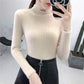 Autumn and Winter Mohair Sweater Short Slim-fit Inner Top Half High Collar Fashion Women's Bottoming Shirt