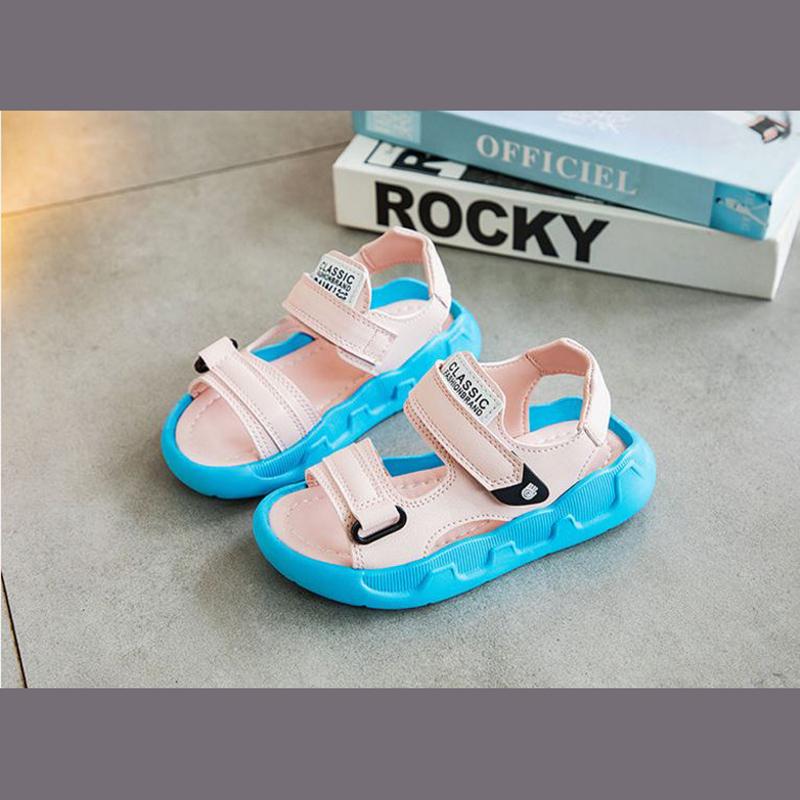 Boys and Girls Sandals Summer Children’s Beach Sandals Big Children’s Soft-soled Baby Shoes  Sports Sandals  Lightweight  Breathable