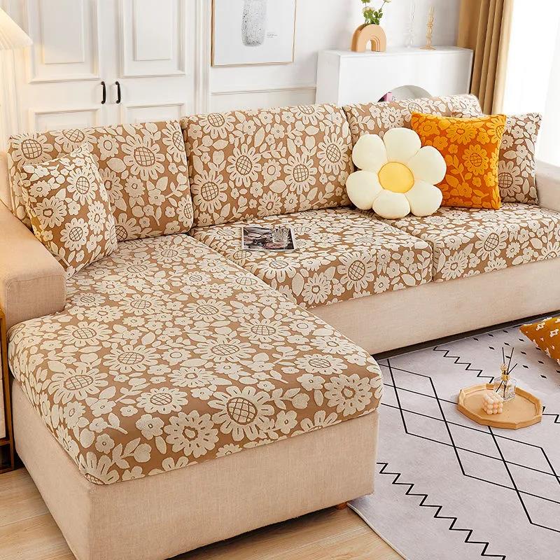 Modern Universal Elastic Jacquard Velvet Sofa All-inclusive Universal Cover Non-slip Simple Sofa Cover