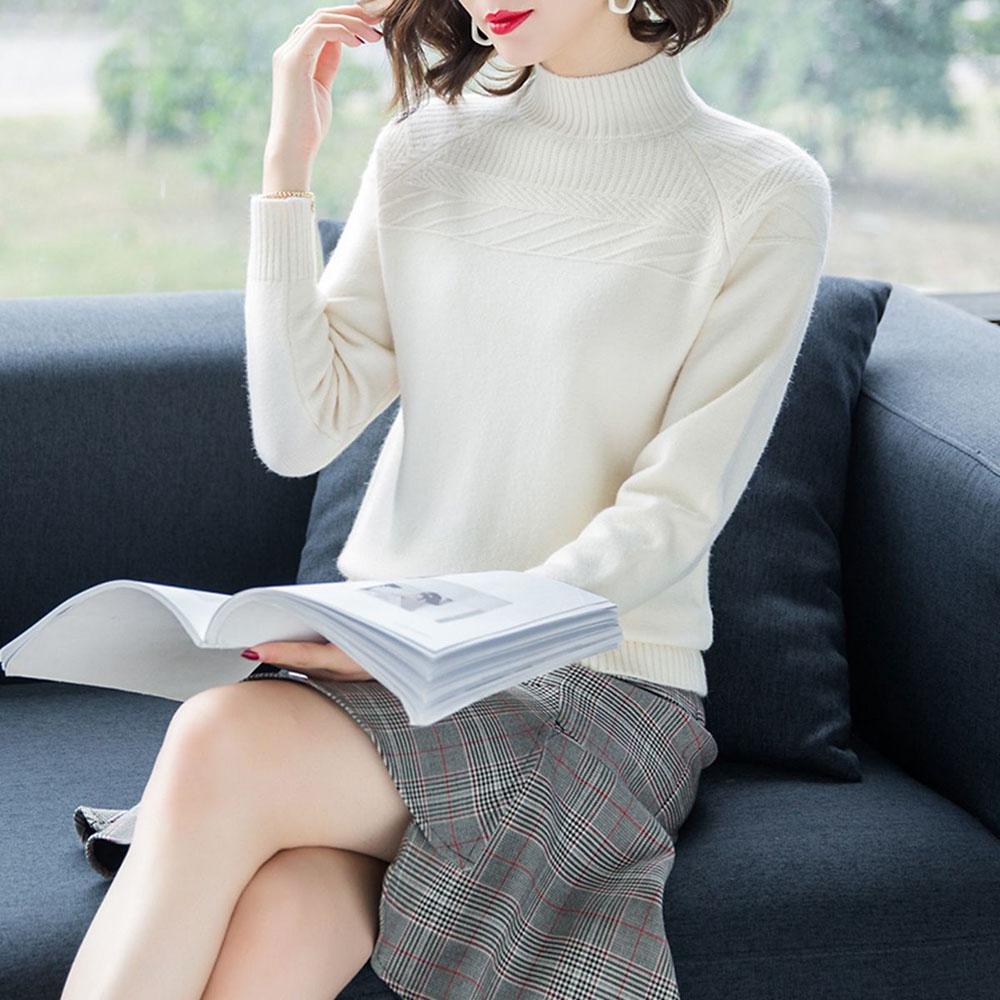 Fashion Women's Spring and Autumn Casual Wear Short Sweater Sweater Long-sleeved Sweater