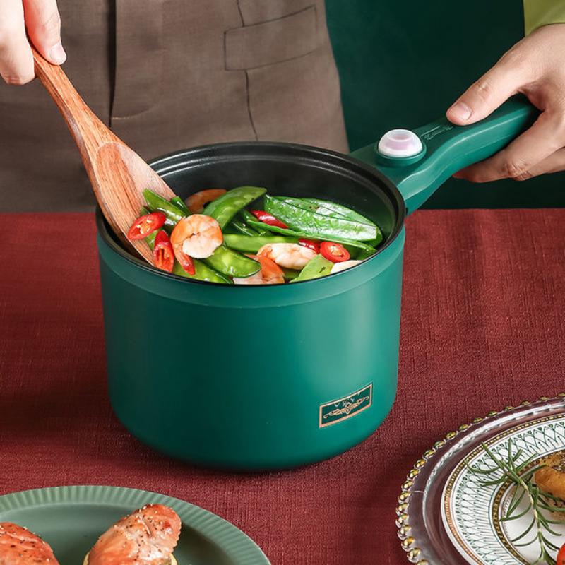 Multifunctional Electric Frying Pan Student Dormitory Small Electric Pot Home Cooking Noodles In Pot Mini Electric Cooking Pot Is Non-stick