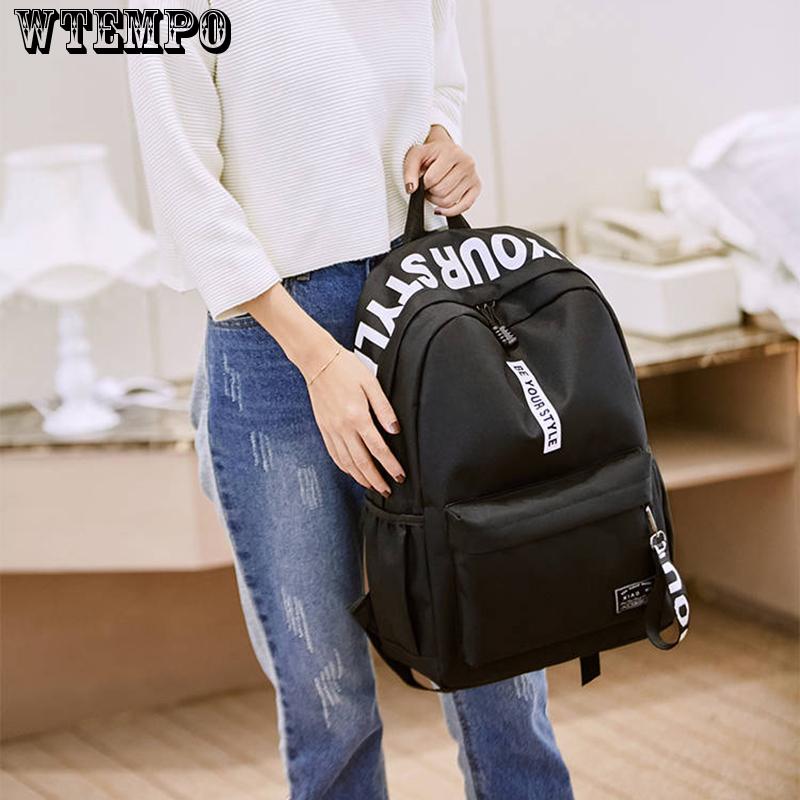 New Soft Fabric Backpack Female School Backpack For Teenage Girls Backpack shoulder bag