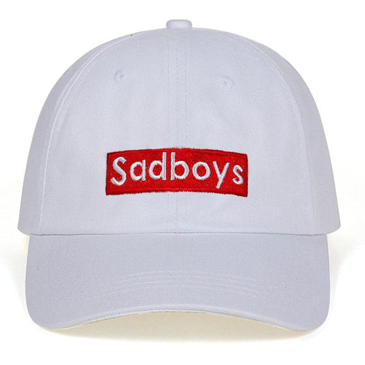 Sad Boys Letter Dad Hat Cotton Baseball Cap Women Men Adjustable Snapback Hat Fashion Caps