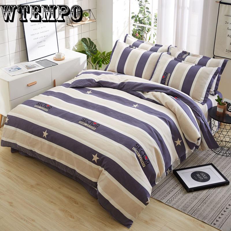 Luxury European Satin Bedding Egyptian Cotton Pastoral Snow Print Bed Sheet Linen Duvet Cover