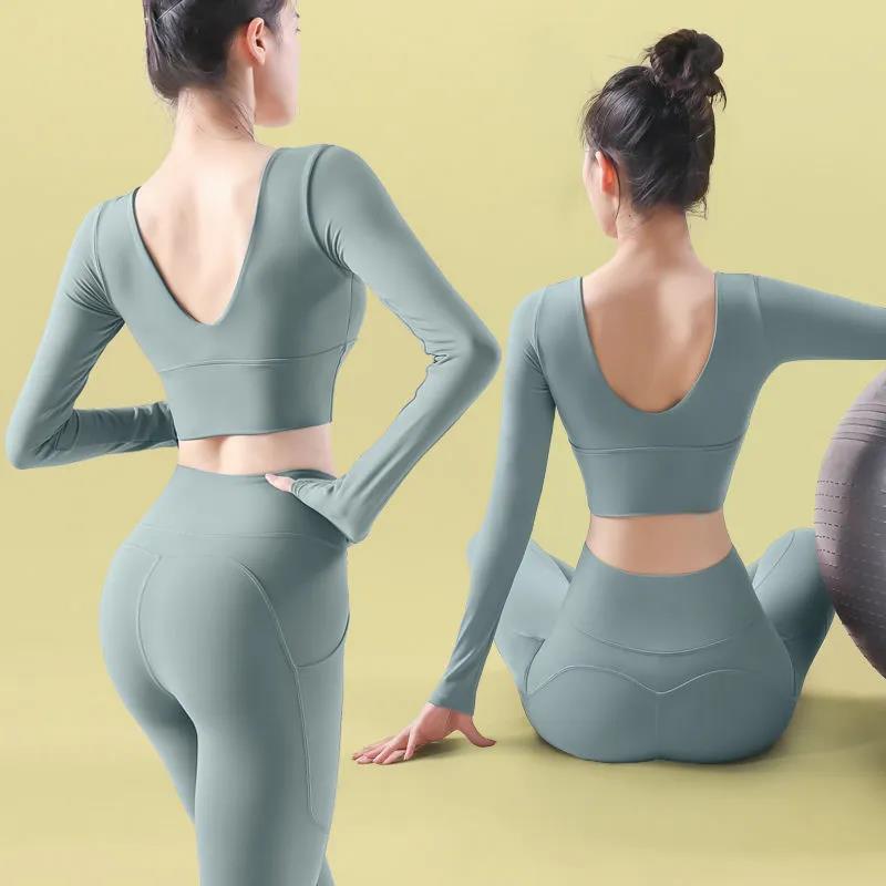 Yoga Set Leggings And Tops Fitness Sports Suits Gym Clothing Yoga Bra And Seamless Leggings Running Tops And Pant