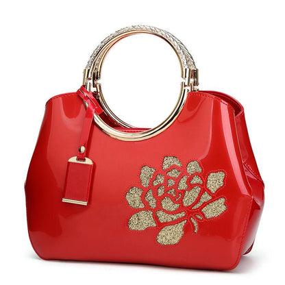 Fashion Patent Leather Handbags Bright Ladies Bag Shoulder Diagonal Designer Bags Hand Bags