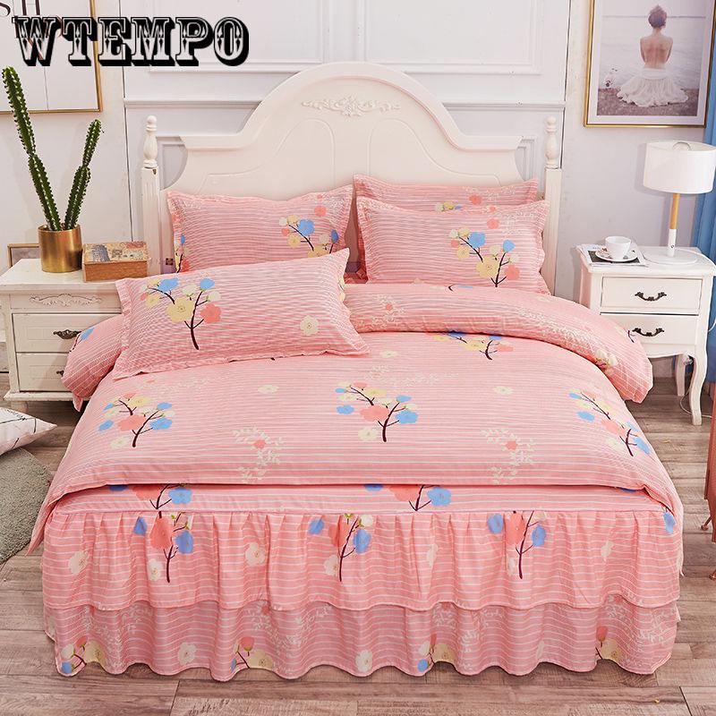 Bedding Sets Queen Size Quilt Cover Bed Sheet Pillowcase Bed Cover Set for Kids Single