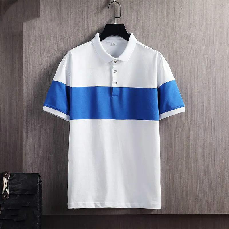 Summer Men's Short-sleeved  Shirt Trend Wild Lapel T-shirt Youth   Shirt Half-sleeved Clothes