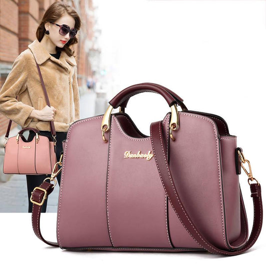 Female Bag  Leather Fashionable Shoulder Hand Female Bag Euramerican Style Atmosphere Lady Bag