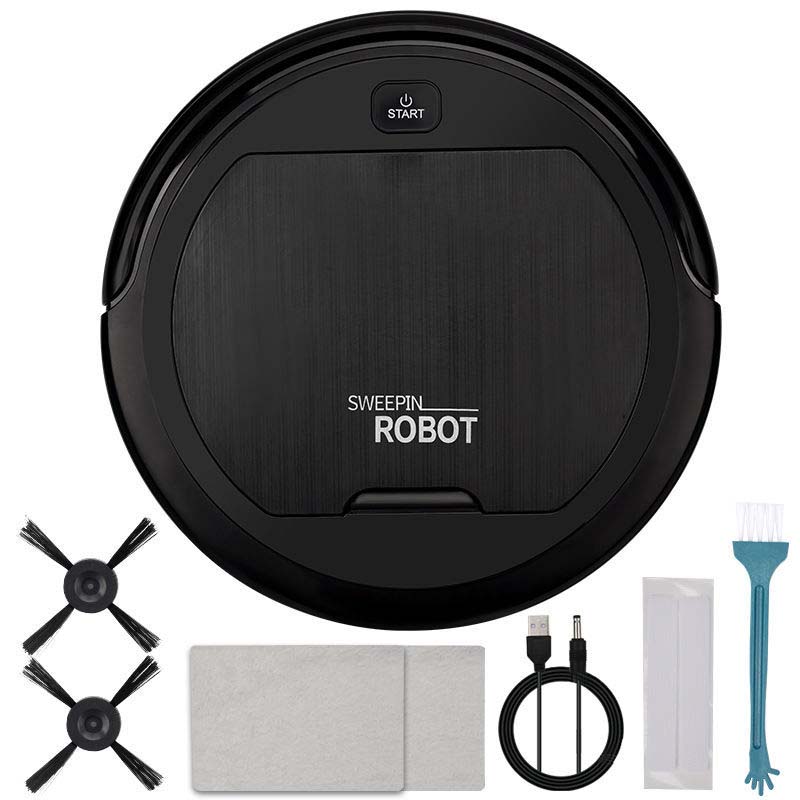 Automatic Sweeping Robot Smart Vacuum Cleaner with High Suction Power for Household Indoor Sweeping and Mopping