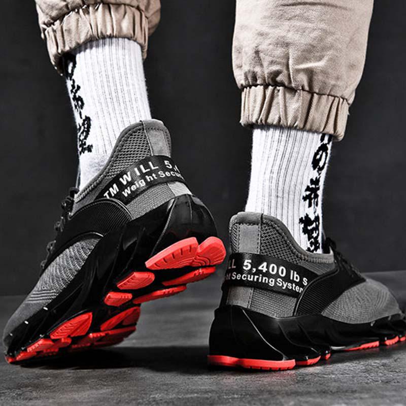 Men Sneakers Air Cushion Basketball Shoes Non-slip Breathable Couples Running Shoes Blade Shoes