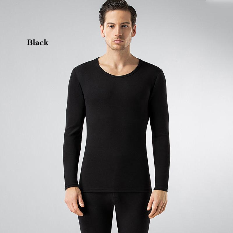 Men Winter Thermal Underwear O-neck Male Autumn Tight Suit Thicken Windproof Comfortable Soft Lining Long Sleeve High Elasticity Slim Spring Pajamas