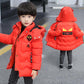 Children's Clothing Boy Thick Coat Baby Winter Clothing Little Boy Mid-length Down Padded Jacket