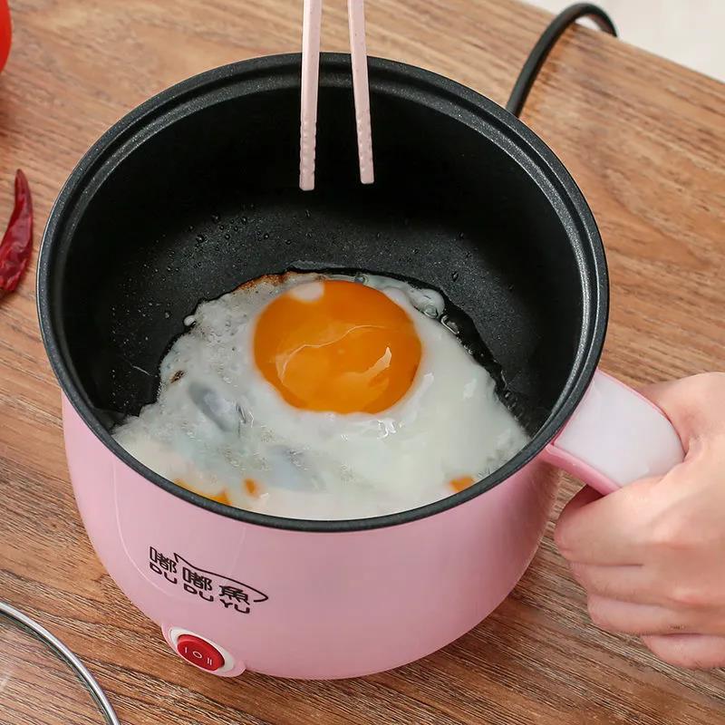 Electric Cooker Dormitory Small Electric Cooker Rice Cooker Small 2 People Cooking Rice Noodle Pot Mini Instant Noodle Pot Bedroom Pot