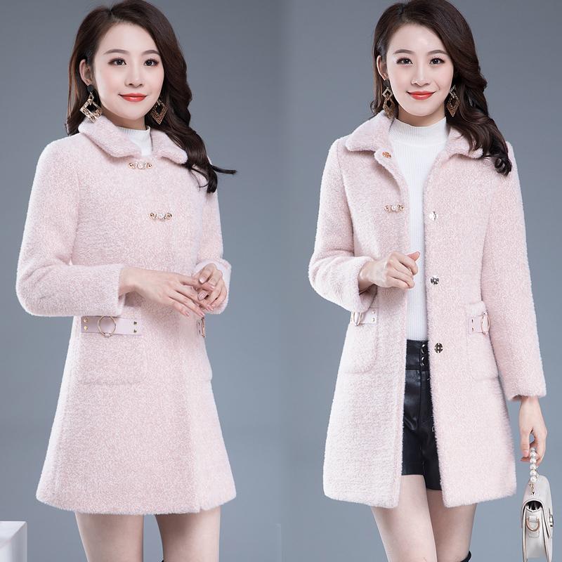 Winter Fashion and Elegant Women's Cotton Coat Temperament Queen Fan Mink Velvet Thick Warm Fur Coat