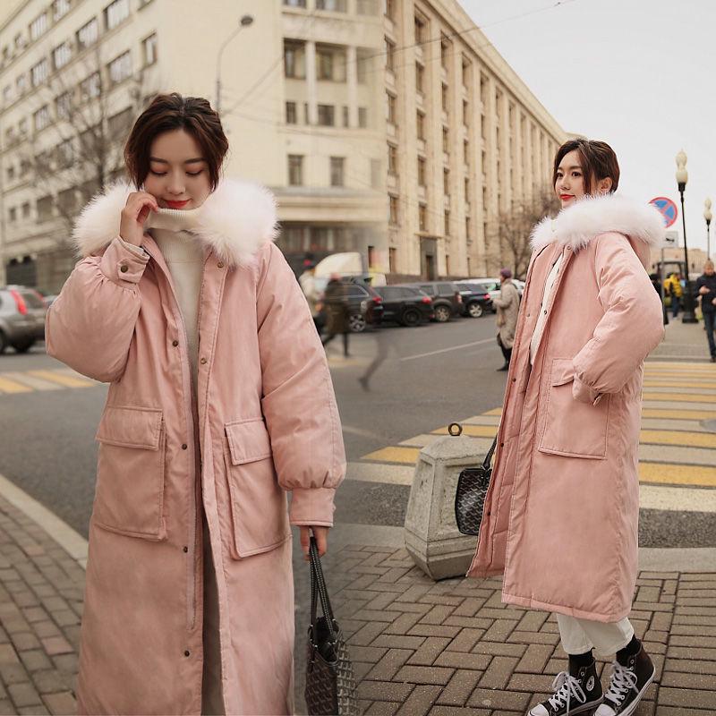 Cotton clothing Woman's Winter Long Sleeve Warm Jacket Fashion Large size Down Jacket Winter Woman's