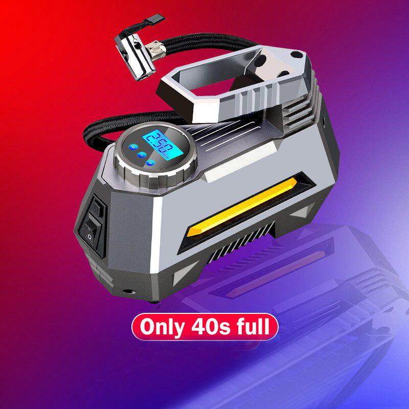 22-cylinder Car Air Pump Multi-function Digital Display Air Pump Portable Tire Pressure Monitor Cigarette Lighter Head