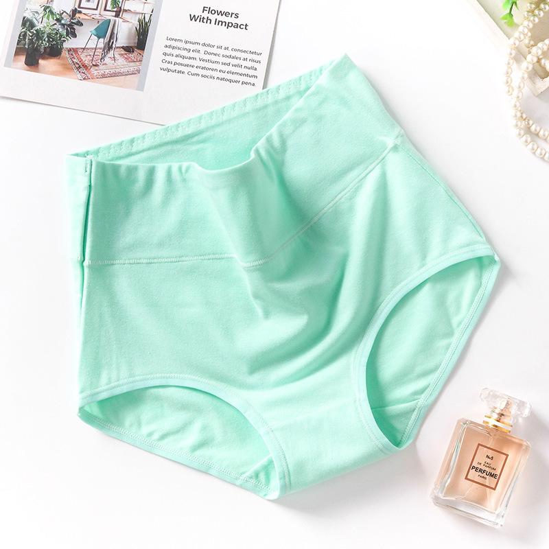 4Pcs/Set Girl's Seamless Underpants Women's Breathable Skin-friendly Panties High-waist Comfortable Cotton Crotch Briefs