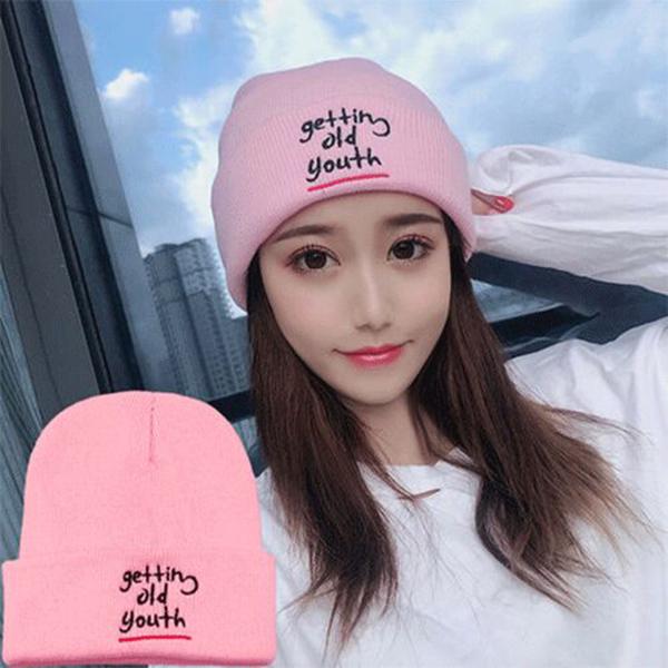 Cotton hat Trendy wild hat Windproof hat Winter Warm hat Thick hat Fashion Woman hat Plush