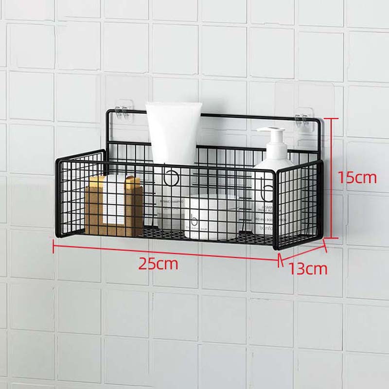 Metal Storage Housing Bathroom Kitchen Shampoo Spices Storage Frame Living Room Bedroom Storage Rack