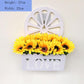 Simulation Rose Silk Flower Set Basket Plastic Fence Living Room Wall Hanging Artificial Flower Rack Home Wall Decoration Pendant