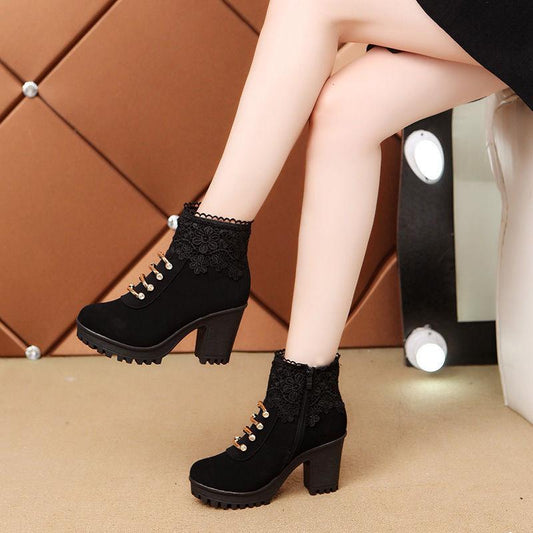 Cotton shoes Outdoor Casual shoes Woman shoes Winter Cold protection Non-slip shoes Snow boots