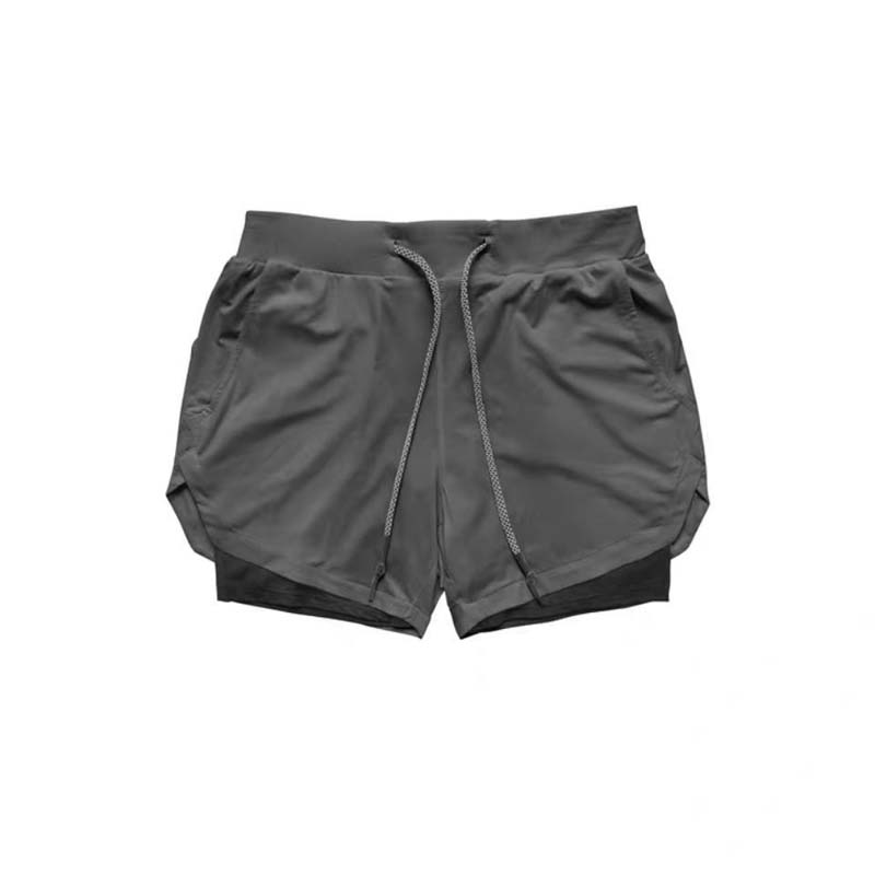 Men's Summer Fitness Thin Stretch Quick-drying Sports Shorts Running Training Five-point Pants