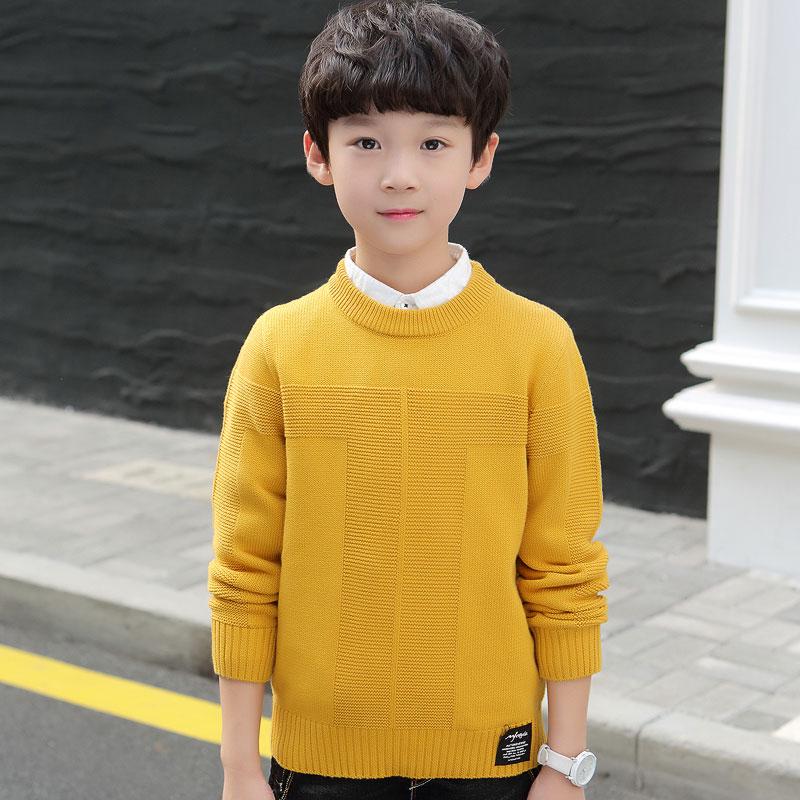 Boy Sweaters Children's Baby Boy Clothes Kids Winter Sweater Knitted Baby Casual O-Neck Kids Sweater