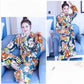 Leopard Print Ladies Pajamas Quick-drying Bathrobe Winter Cashmere Warm Home Clothes Homewear Robe Coat  Long