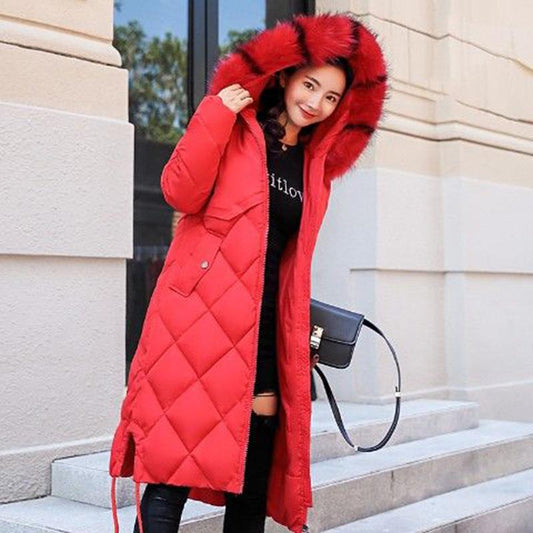 Winter Woman's Cotton clothing Woman's Winter Long Sleeve Warm Jacket Fashion Large size Down Jacket