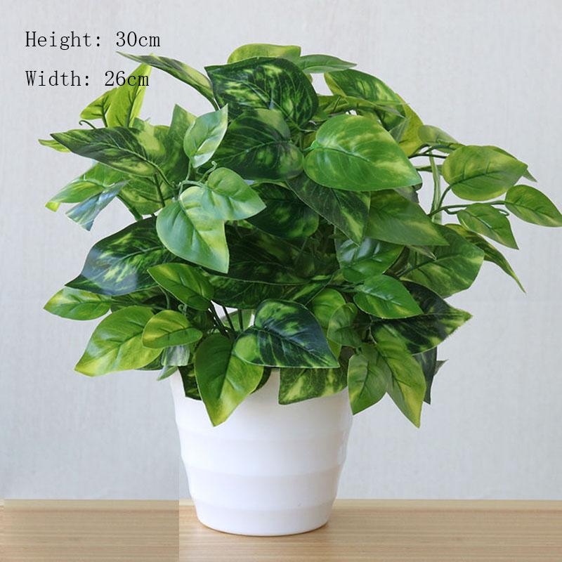 Ornaments Green Radish Potted Anthurium Living Room Bedroom Hotel ClubFake Green Plants Artificial Flower Plants  Plastic Furnishings