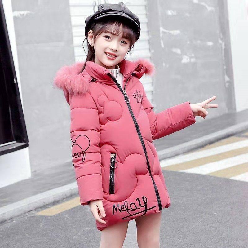 Girl Winter Jacket Children's Thicken Jacket Kids Cotton-padded Clothes Winter Jacket