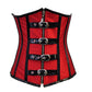 Brown Steampunk Corset Steam Punk Corsets Women Outwear Boned Bustier Metal Locks Gothic Gorset Sexy