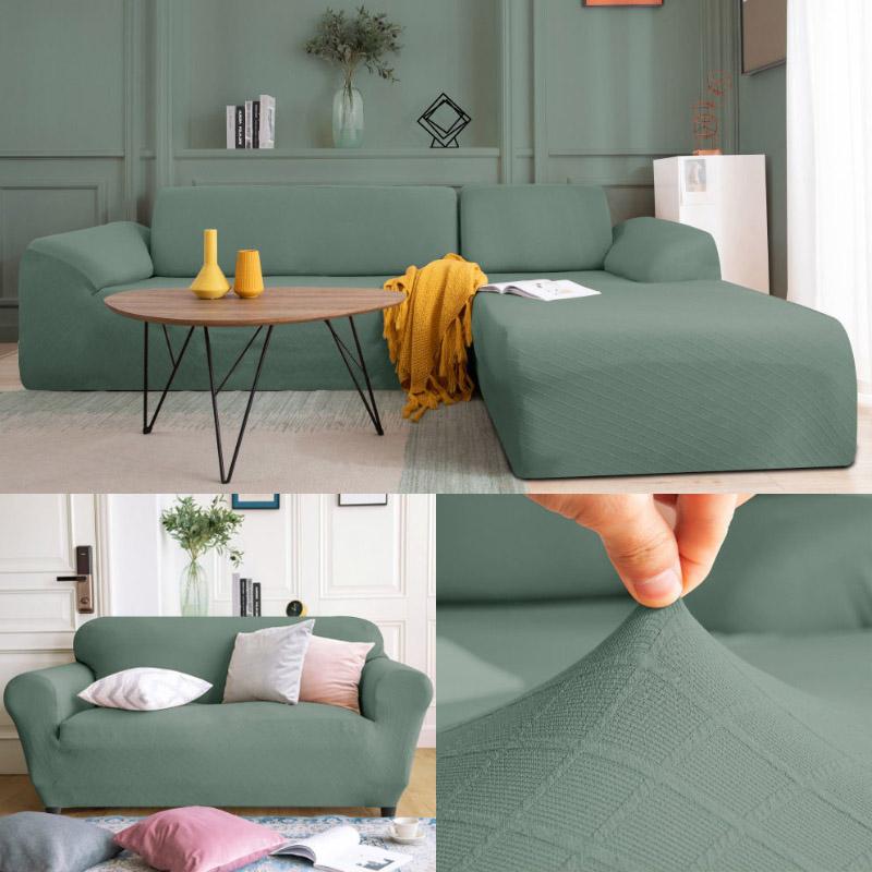 Elastic Plain Solid Sofa Cover Stretch Tight Wrap All-inclusive Sofa Cover for Living Room Funda Sofa Couch Cover Armchair Cover