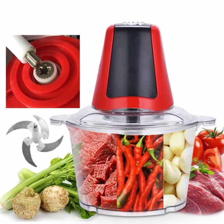 Meat Grinder Household Electric Multi-function Stirring Dumpling Stuffing Cut and Crushed Chili Small Vegetables Garlic Mashed Kitchen