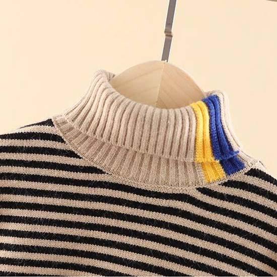 Baby Girls Winter Turtleneck Sweater Colthes Boys Children Clothing Pullover Knitted Kids Sweaters