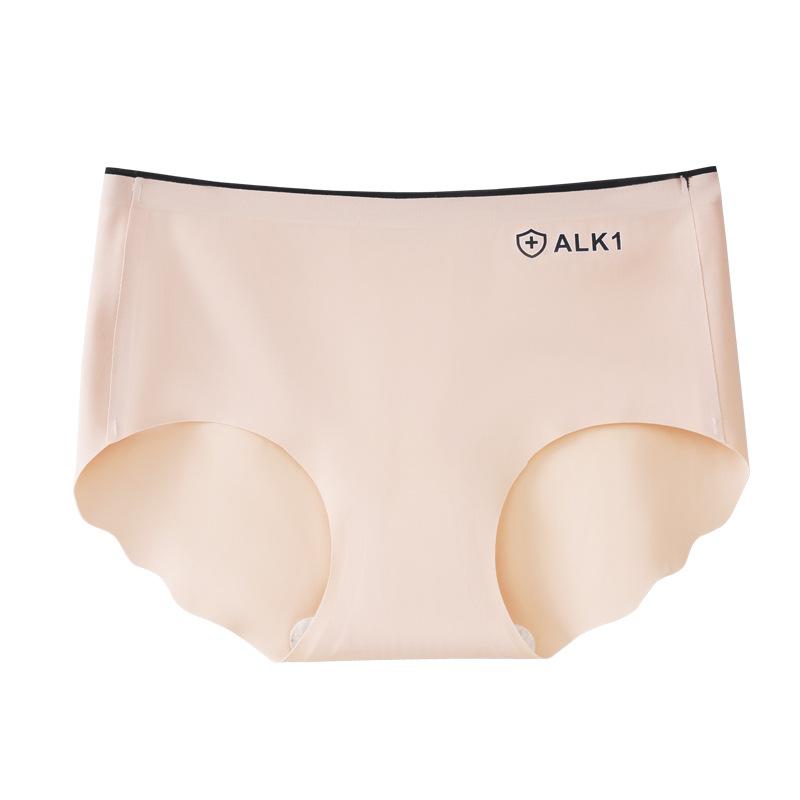 3Pcs/Set Women's Large Size Casual Seamless Briefs Solid Color Panties Cotton Crotch Mid Waist Underpants