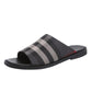 Men Can Wear Slippers Summer One-word Sandals and Slippers Leather Sandals Non-slip Beach Shoes Leisure Walking Shoes