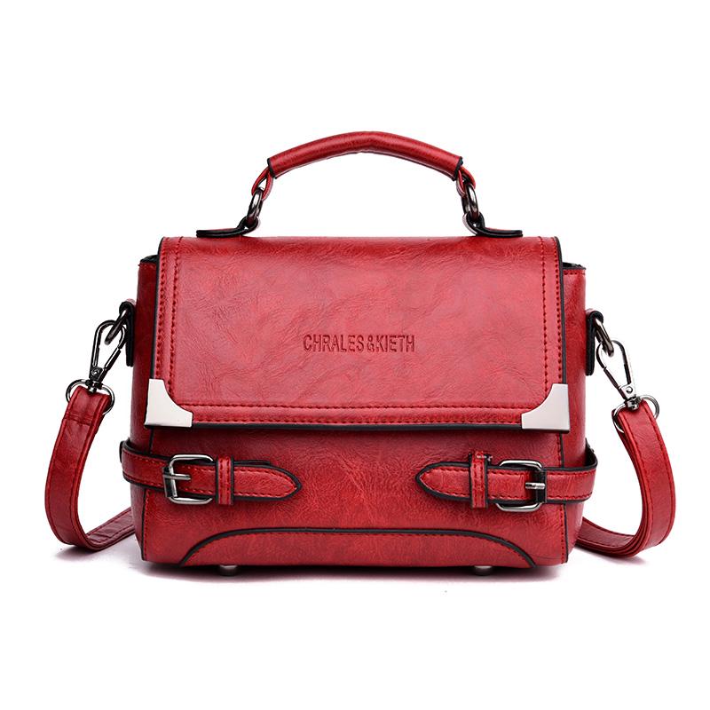 Retro Hand-made Leather-skinned Female Bag Korean Version of The Hundred Shoulder Messenger Bag Small Square Bag