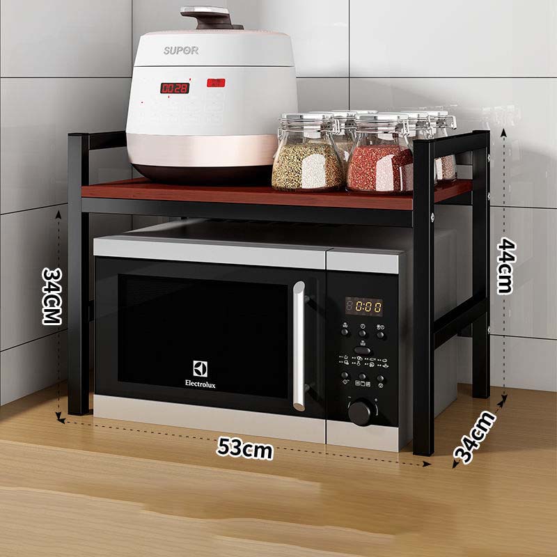 Kitchen Microwave Stove Housing Oven Shelf Home Double-layer Table Multi-function Desktop Storage Rack