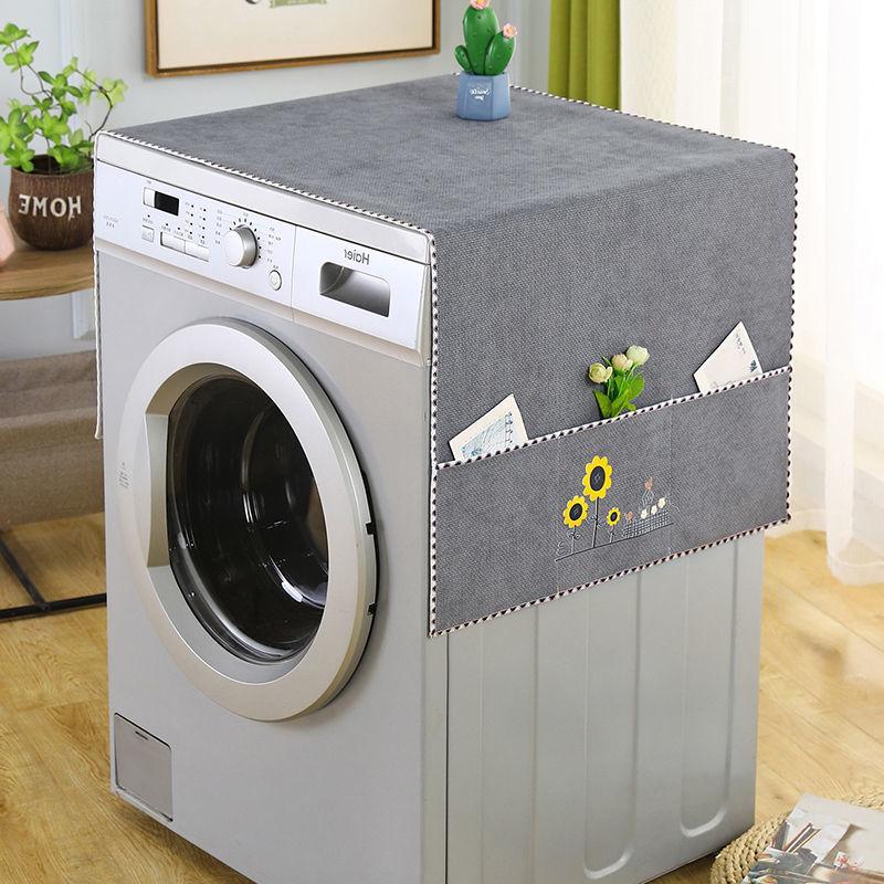 Refrigerator Cover Cloth Cabinet Top Dust Cover Protection Cover Towel Drum Washing Machine Curtain Cover Dust Cloth