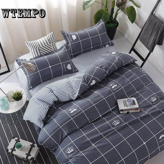 Comfortable Home Textiles Comfortable 4pcs Bedding Soft Warm Bedding Set