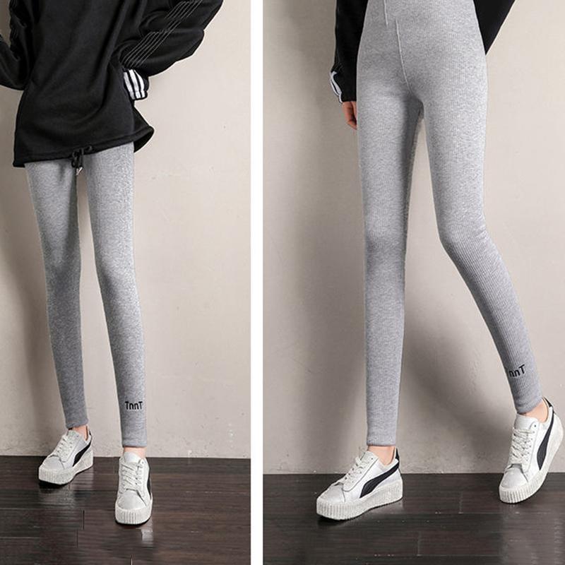 Women's Leggings Winter Plus Velvet Thick Skinny Trousers for Outer Wear Women's High Waist Thin Velvet Thermal Pants