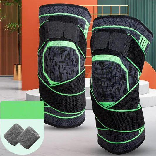 A Pair of Professional Knee Pads Sports Men and Women Running Fitness Basketball Meniscus Professional Squat Knee Protector Leg Guard Joints